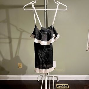 French Connection black and white blouse